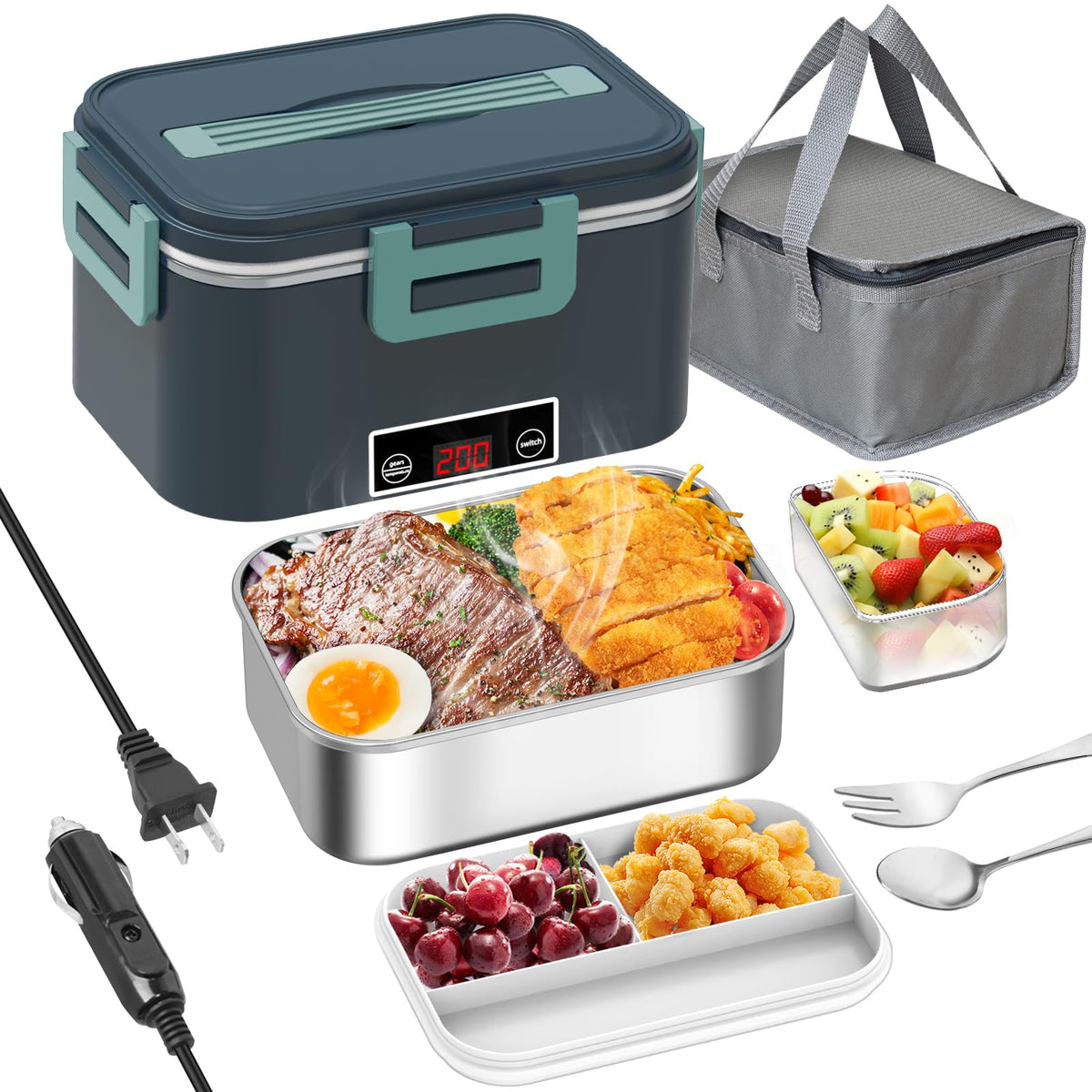 American Work Supply Co. Heated Workday Lunch Box